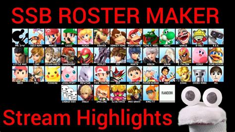 smash roster generator.